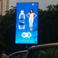 Straßenlaterne-Werbepfosten LED-Anzeigen-Zeichen-Bildschirm