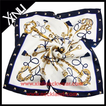 New Product Ladies Large Printed Natural Scarves Silk