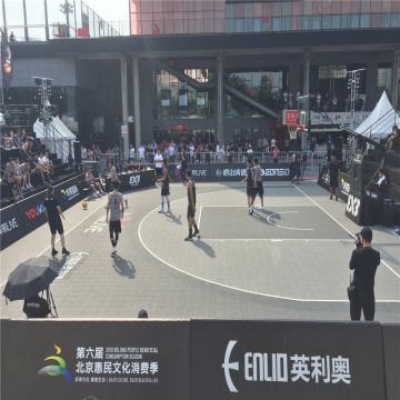 Highly praised FIBA approved 3x3 basketball court tile