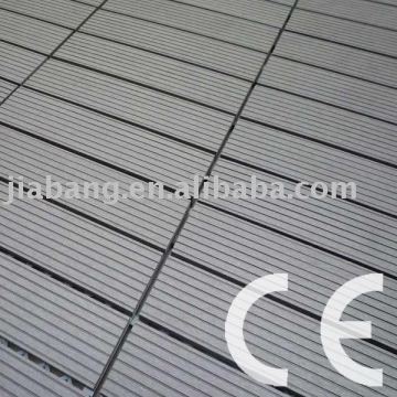 Foshan factory interlocking DIY flooring Garden composite decking With CE certificate