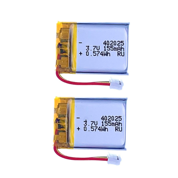 Baterai Lithium 3.7V 150mAh Dilindungi untuk Elektronik Kecil - LP402025