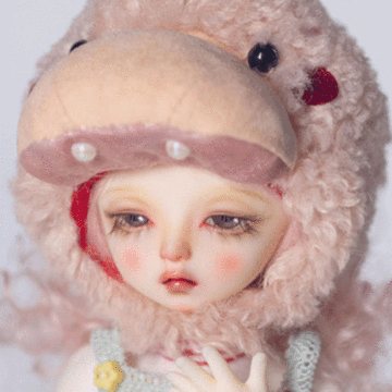 Boneka BJD Sleeping Cordelia Dinosaur 26cm Girl-jointed Doll