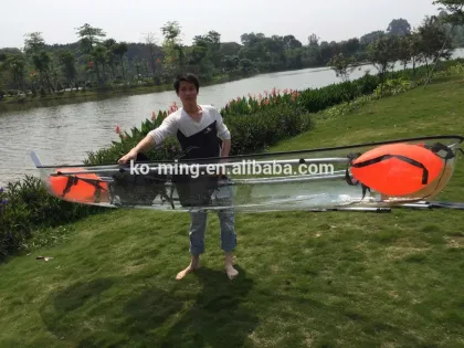 100% Transparent PC material kayak canoe/crystal kayak/crystal canoe