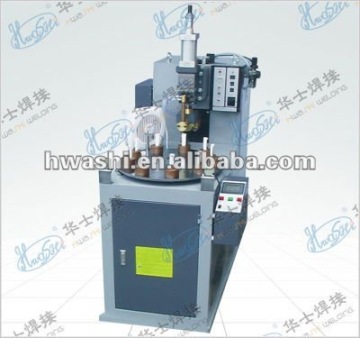 Automatic rotary storage capacitor discharge welding plane