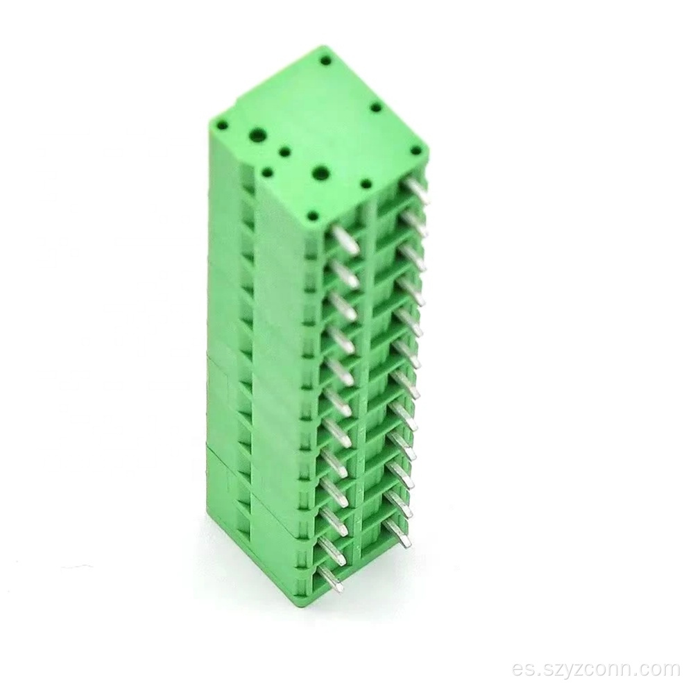 Terminales de resorte para PCB de 5,0 mm rectos 24P