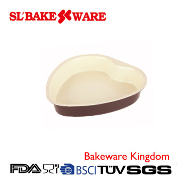 Cuore di forma torta cuocere in acciaio al carbonio Nonstick Bakeware (SL BAKEWARE)