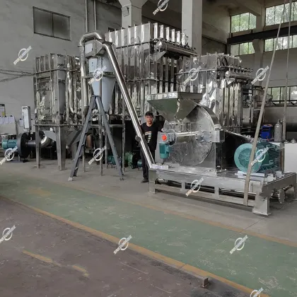 Commercial Pulse Dust Collecting Mill for Grains, Rice, Wheat, and Flour