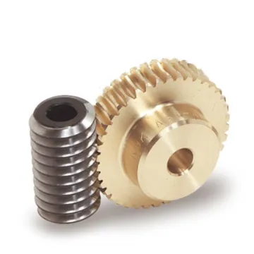 Custom precision plastic nylon worm gear set, small worm gear set