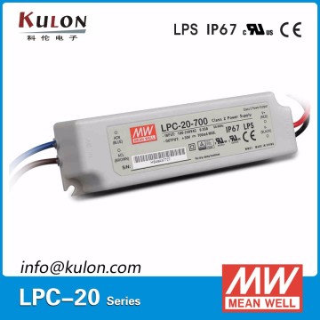 Meanwell constant current IP67 LPC-20-700 20W 700mA LED driver