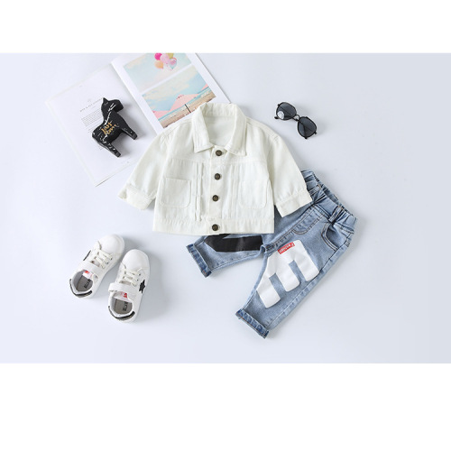 Boys' Denim Jacket Printed Baby Denim Jacket