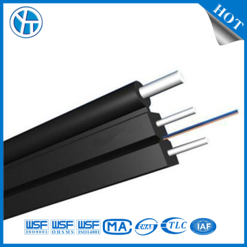 FTTH G657 SM Flat Self Support LSZH Sheath Optical Cable