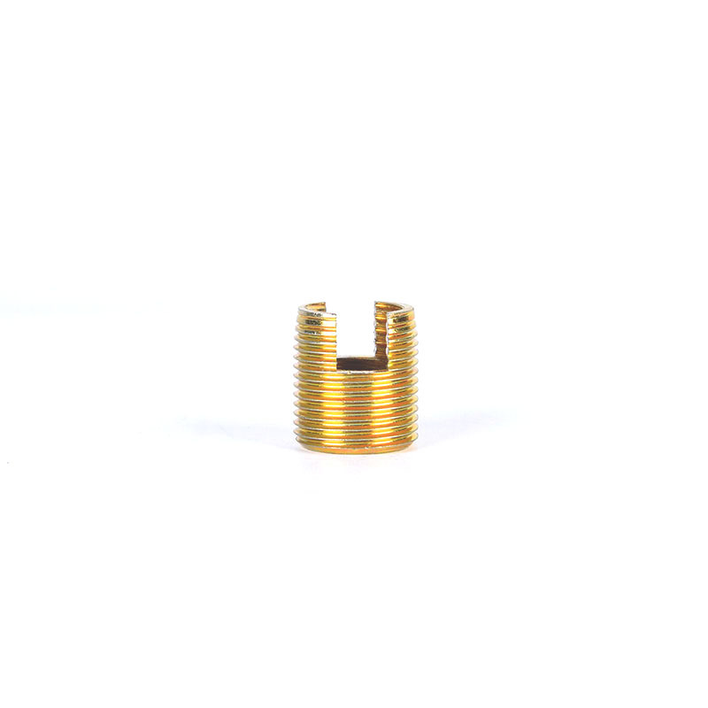 Brass insert nut stainless steel 304slot self tapping threaded  insert