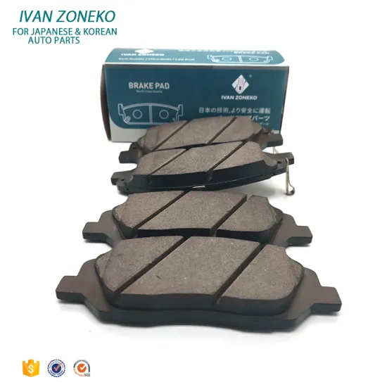 China Brand Ivan Zoneko Wholesale Auto Car Disc Ceramic Semi-Metallic Brake Pad OE Number 58301-2WA00 for Japanese Cars