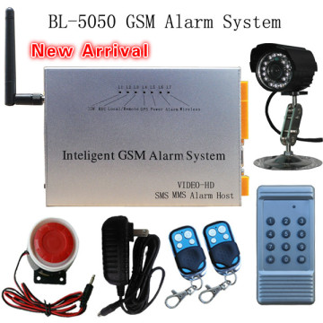 IP Camera Wireless GSM Alarm Quadband 850/900/1800/1900MHz---Bl5050g