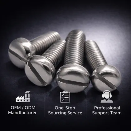 Slotted Pan Head Screws Slotted Round Screw