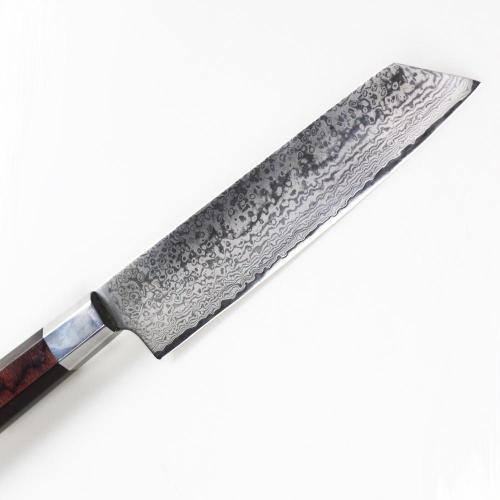 Octagon hammered damascus Japanese knift for gift