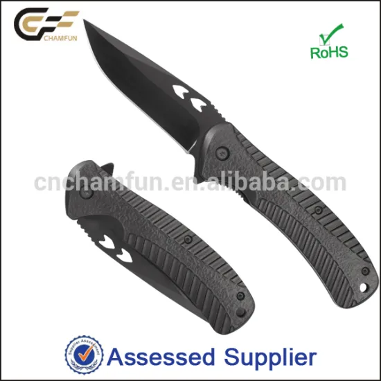 Aluminum Handle Half Assisted Liner Lock Black Folding Survival mexico knife