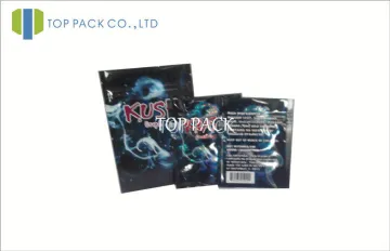 Resealable Aluminum Foil Bag For Herbal Incense Spice , Kush Brand