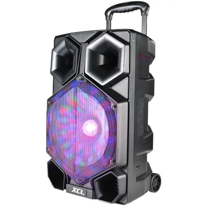 Nogo portable bluetooth trolley karaoke speaker 15 inch