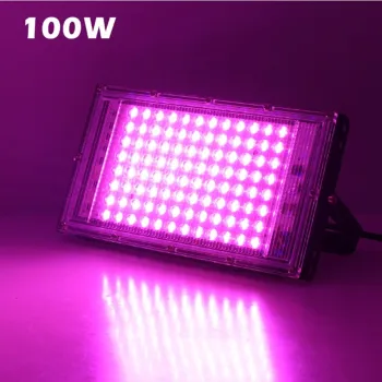 50W and 100W LED Grow Lights: Red and Blue Spectrum for Hydroponic Plant Growth, Suitable for House and Succulent Care
