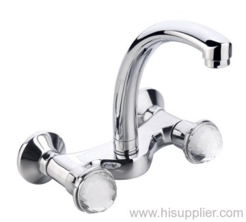 Doppia maniglia Wall Mount rubinetti da cucina
