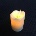 Led moving wick yellow light flickering candle