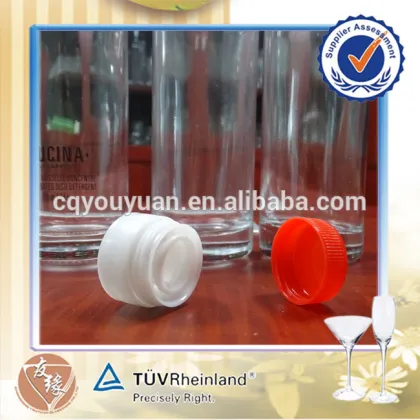 Machine Made Clear Glass Spice Bottle For Chili Sauce