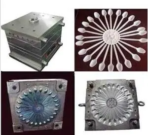 High Quality Portable Injection Mould Making for Plastic Fork /Knife /Spoon Mold