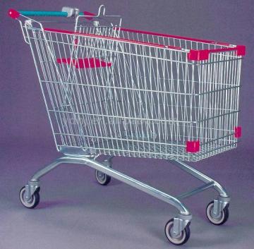 240L European Style Trolley/supermarket shopping cart