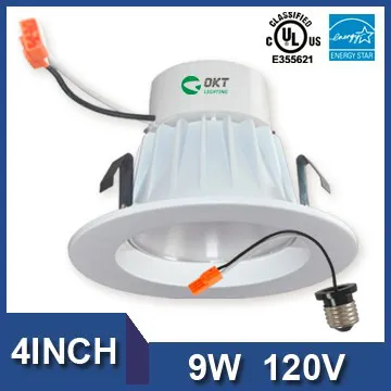 Halo can compatible UL Listed 4inch 9W Dimmable led retrofit recessed
