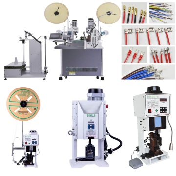 Custom Cable Manufacturing Equipment: Automatic Cutting, Muting, and Terminal Crimping Machines for Electric Wire Appliqué