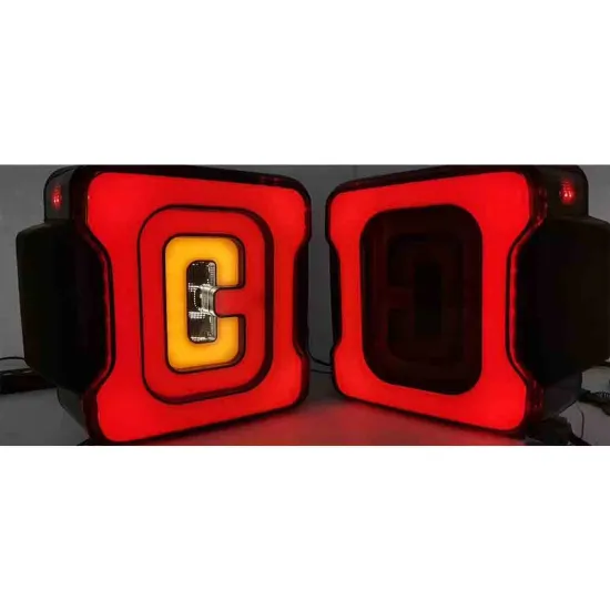 LED Taillight Style Tail Light for Jeep Wrangler JK JL Rear Lamp