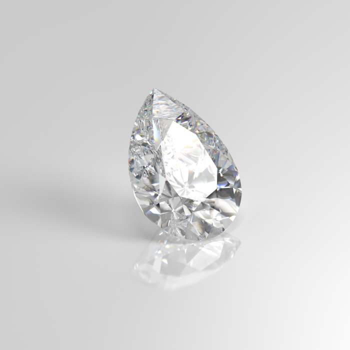 Pear Memorial Diamond untuk Kenang-kenangan Abu & Rambut