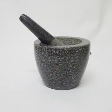 Black Granite Mortar Pestle