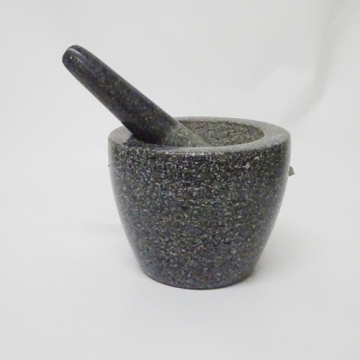 Black Granite Mortar & Pestle