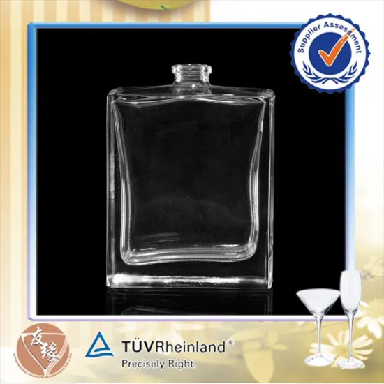 Antique Square Parfume Bottles 50ML For Perfume Maker Company