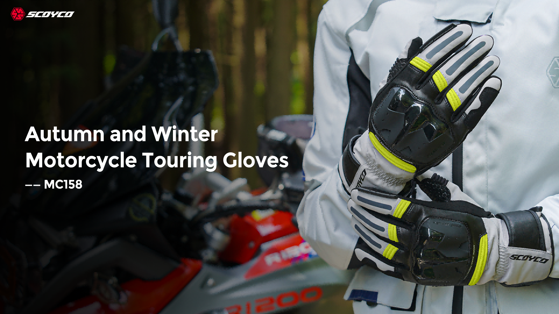 long cuff motorcycle gloves