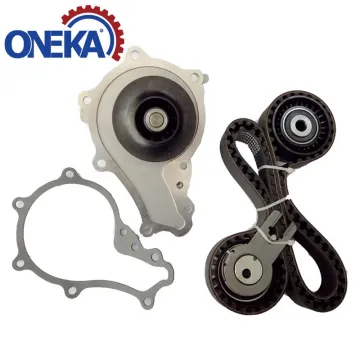 ONEKA Engine Parts Timing Belt Kit with Water Pump for Peugeot 206 207