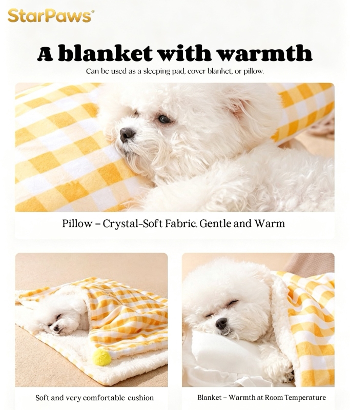 Warm All-Season Cat Sleeping Mat Ultra-Soft