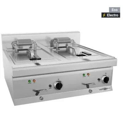 Commercial Electric Counter Top Deep Fryer with 2 Removable Baskets for Restaurant Fast Food Deep Fryer