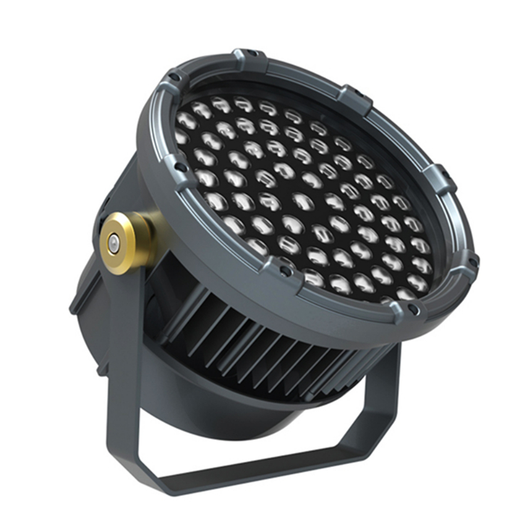 Round outdoor lighting flood light