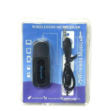 Wireless AUX Car Music Receiver: Cross-Border 3.5mm Single Output BT-163 Audio Receiver with USB Power