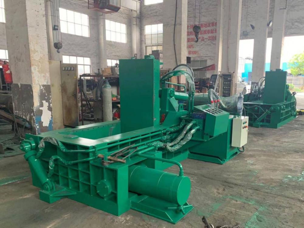 Waste Steel Aluminum Copper Cans Baling Machine