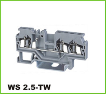 3 Way  Feed-Through Spring Terminal Block 2.5mm2