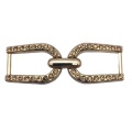 Boucles de pierre élégantes pour sandales de luxe pour femmes