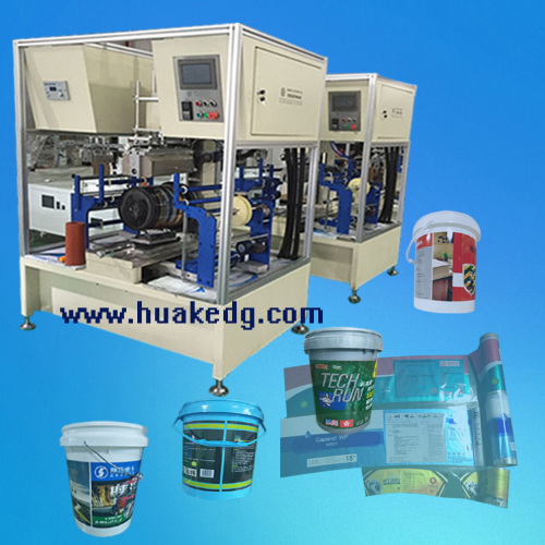 Packing Printing Heat Transfer Machine for Jar Pail Buckets