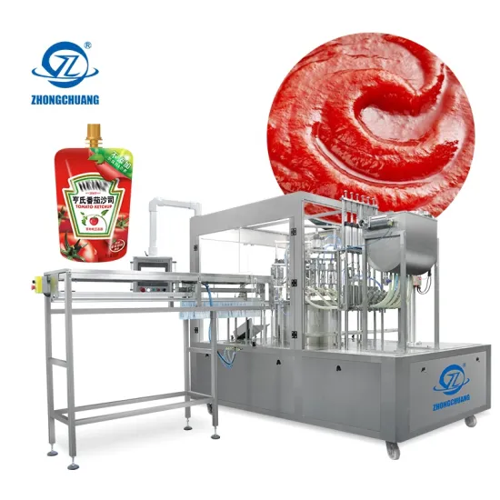 Chilli Sauce and Tomato Paste Filling and Capping Machine