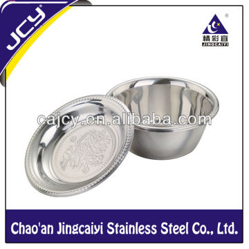 Stainless Steel Washing Bowl with Cover