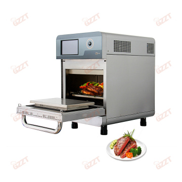 Commercial Microwave Oven with Catalytic Converter and Built-in Oil Smoke Filter