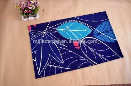 Leaf Design comfortable Door Mat rug